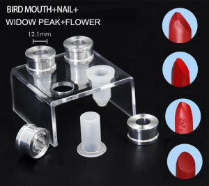 4 Cavities Lipstick DIY Mold 12.1mm Simple Design DIY Makeup Cosmetics Lipstick Mould Silicone Lipstick Mold Making Tool