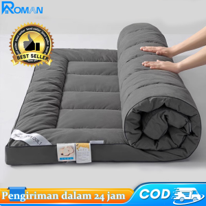 CUTEHOME Kasur Lantai Kasur Hotel kasur Lipat Pelindung Kasur Kasur Matras Kasur Alas Abu-abu/Coklat