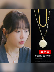 Baroque Simple Gold Snake Bone Chain Pearl Necklace Womens High Quality Elegant Layering Necklace Fashionable Jewelry