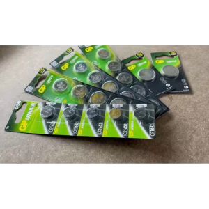 [5PCS] GP Battery Coin Cell 3V Lithium Button Cell Batteries Car Remote TV Watch Long Lasting Power / Bateri Bulat GP