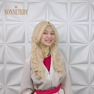 Hijab Barbie Edition Curly Panjang - Nonnetedy