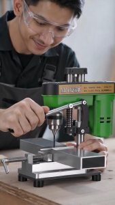 Mini Bench Drill Press 220V Heavy Duty Benchtop Drilling Machine Multifunctional Compact Power Tool for Workshop Drilling