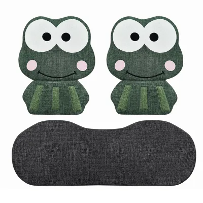 Cute Four Seasons Cotton Linen Car Seat Cushion