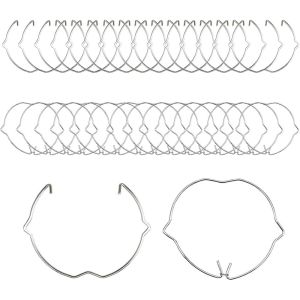 10/30PCS GU10 & MR16 Retaining Spring Rings Clasp Clips Downlight Spring Clamps Diameter 52MM LED Halogen Bulb Holders