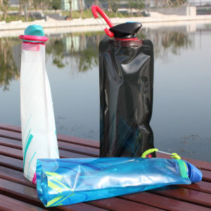 700Ml Botol Air Minum Lipat Portable Vapur Bpa Free Botol Air Olahraga Outdoor Lipat Botol Yoga Berkualitas Tinggi Kapasitas Besar