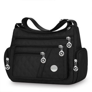 Square-Shaped Versatile Mens and Womens Crossbody Bag New Style Large Bag Fabric Bag Oxford Style Shoulder Bag Fashionabl