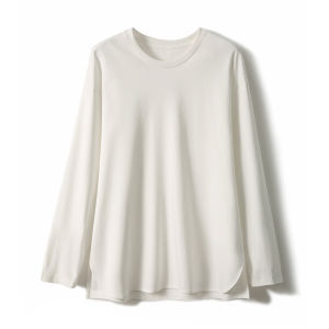 Warm Fleece Cotton Stretch T-Shirt