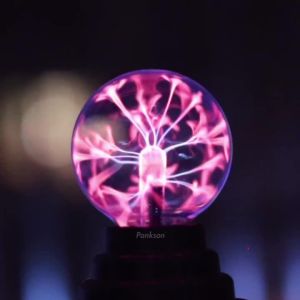 Parkson | 3 Inch Magic Plasma Ball Lamp 220V Electric Lamp Night Light Touch Atmosphere Christmas Kid Gift Table Lights Sphere Plasma Lamp