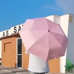 ร่มกันฝน Umbrella ร่มกันแดด กัน UV ร่มกันยูวี ร่มพับได้ ร่มแคปซูล ร่มแฟชั่น พกพาง่าย มีสีดำ สีน้ำเงิน สีชมพู