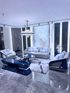 Italian Accessible Luxury Bugatti Leather Sofa House Large Apartment Living Room Post-Modern Designer Classy Custom Furniture