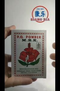 P.O MBK Powder Putih Box (isi 12) Bedak MBK Biasa