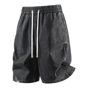 izzue | Cotton Vintage Drawstring Relaxed Fit Shorts