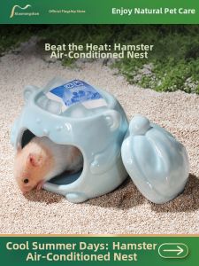 XIAONONGSHAN | Nhà Ngủ Mát Mẻ Mùa Hè Cho Hamster