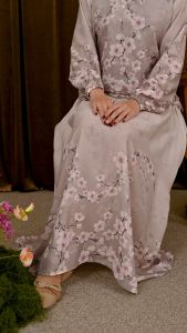 Shaybee | Arrasyi Sakura Oneset Malay Setelan Blouse Wanita & Rok - Baju Lebaran Elegant