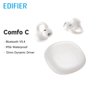 Edifier | Edifier Comfo Q Bluetooth Earphones Open Ear Wireless Headphones Ear Bluetooth Ear Clip Clip-On Sport Earbuds IP54 Waterproof