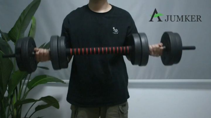 Daily Special Shop 20KG Dumbbell Barbell Set Adjustable Rubber Dumbbell  Gym Equipment Lazada PH