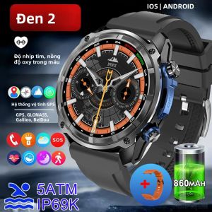 Đồng Hồ Thông Minh DT G1 GPS Kép Bluetooth 6.0 Màn Hình AMOLED HD Chống Nước IP69K Tích Hợp La Bàn Đo Độ Cao Theo Dõi Thể Thao Dùng Được Cho Android & iOS