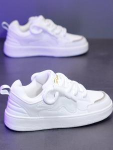 High-End Breathable Thick-Heeled Couples Style White Sneakers for Men And Women Elegant Atmosphere Sports Outdoor Accessories