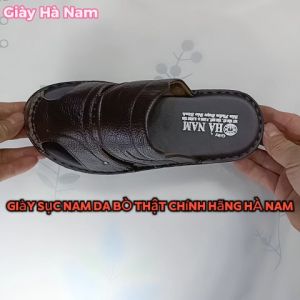 Dép Bít Mũi Nam SAMTA Da Bò Thật Cao Cấp GSB2084