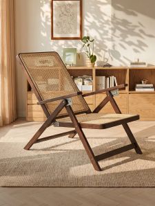 ZHUSHANXIA | Elderly-Friendly Folding Recliner Lounge Chair