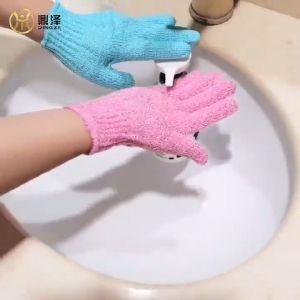 1 Cặp Găng Tay Massage Tẩy Tế Bào Chết Cho Spa Tiện Dụng (Giao Màu Ngẫu Nhiên)