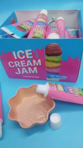 20PC Ice Cream Jam Sauce Ice Cream-Flavored Liquid Jam Candy Toothpaste Ice Cream Jam LY-135