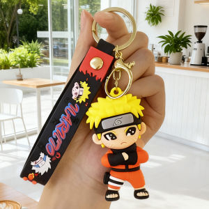 NARUTO | Móc Khóa Nhân Vật Hoạt Hình Naruto Uzumaki Mặt Dây Chuyền Cá Nhân Hóa Sáng Tạo Trang Trí Ba Lô Mô Hình PVC Dành Cho Học Sinh