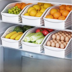 Food Grade MUJIE Fridge Organizer Drawer Style Storage Box Kitchen Vegetable Egg Fruit Preservation Container Home Organization