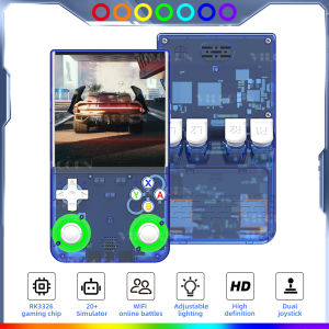 R36 Ultra Retro Handheld Game Console for NDS PSP PS1 Emulator Pocket Game Players RGB Joystick Portable 4 inch Vertical Screen