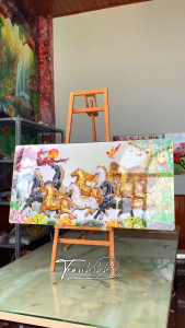 Tranh Ngựa Bát Mã tráng gương 9