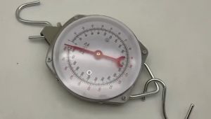 High-Precision ABS Hanging Scale with Adjustable Hook - Kitchen Weighing Tool 25kg/50kg/100kg/150kg/200kg