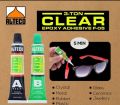 Lem epoxy bening transparan Alteco 3 ton adhesive F05 clear epoxy 5 menit kering tahan air bkn lem araldite. 