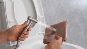 BLINGOO Bidet Spray Gun sus304 stainless Spray Gun Heavy Duty Bathroom Toilet Washer high pressure spray gun