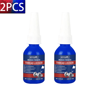 LOOLIFL | 50ml Threadlocker Screw Glue high strength 271 243 Quickly Cured Thread Locking Agent Anaerobic Adhesive Corrosion-Resistant