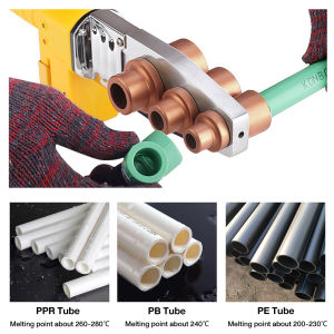 1000W PPR Heater / Fusion Machine with Mould Size 20 25 32mm PVC Pipe Fusion Welding Machine