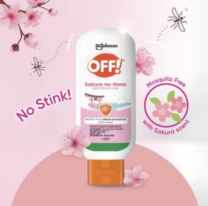 OFF! Insect Repellant Lotion Bottle 100ml Sakura-no-Hana 2026Exp.