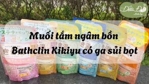 Muối tắm ngâm bồn muối tăm có ga sủi bọt khí Bathclin Kikiyu 360g - Hàng nội địa Nhật - Đậu đỏ shop