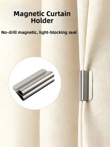 Magnetic Curtain Closing Clip No Nails No Sewing