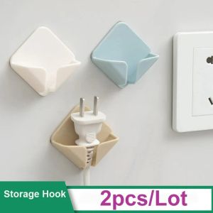 Homior 2 cái móc cắm Kệ Để Đồ Nhà Bếp tự móc treo tường dán phòng tắm dao cạo Móc giá để bàn chải đánh răng nhà và trang trí móc treo tường