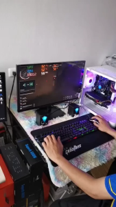 คอมพิวเตอร์ คอมประกอบ เล่นเกม ทำงาน เรียน i5-9400F 4.1G 6C/6T|DDR4 16G|GTX1060 3G|M2 512G|LED20-27 USED