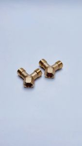 Y Nối Ren Đồng Nối Ren Trong Ren Ngoài Chữ Y Chân Ren 13.8 - Đồng Thau
