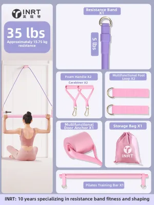 INRT | back workout Home Workout Resistance Bands for Stretching and Shoulder/Back Training