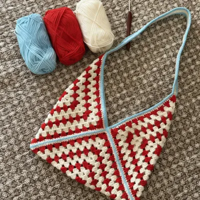 MAIXIANXIAN | DIY Crochet Granny Square Bag Materials