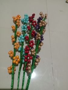 bunga hias akrilik mutiara payet