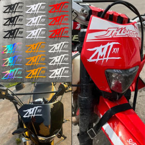 3 Pcs ZMT Sticker Reflective Motorcycle Body Fuel Tank Waterproof Vinyl Decal (11cmx6.8cm)