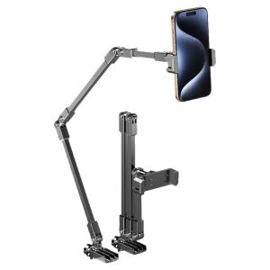 RQZN | Rotatable Metal Phone and Tablet Stand Adjustable for Filming Streaming and Viewing