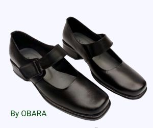 Sepatu Wanita Pentopel Kulit Asli Pentofel Kerja Akper Hitam Putih Paskibraka Termurah