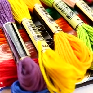 50Color Embroidery Thread Set Cross Stitch Thread Cotton Floss Stitch Thread Embroidery Sewing Skein