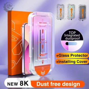 สีเขียว Pelindung Mata เคลือบน้ำมันไล่กันฝุ่นปกป้องหน้าจอเหมาะสำหรับ iPhone 15 14 13 12 11กันแอบดูและป้องกันแสงสีฟ้ากล่องติดตั้งง่าย