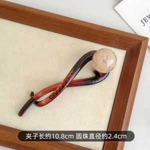 Pearl Twist Shark Bite Hair Clip Womens Elegant New 2025 Hair Accessories Korean Style Fresh out Fashion Clip on Hair Grips